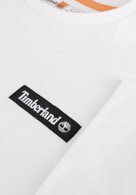 TIMBERLAND T-shirt WOVEN BADGE TEE en blanc - large