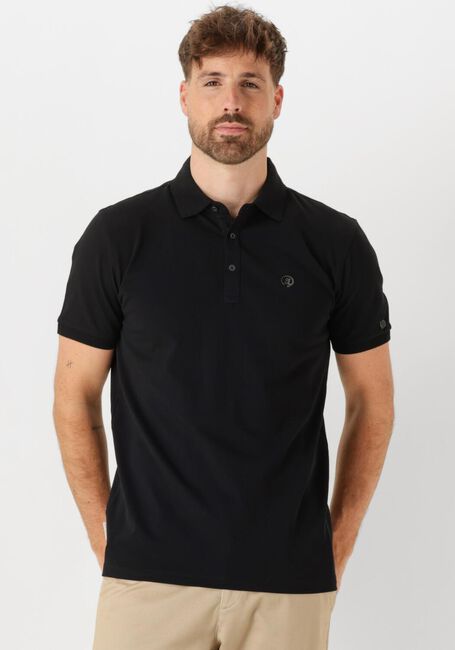 CAST IRON Polo SHORT SLEEVE POLO FINE PIQUE ESSENTIAL en noir - large