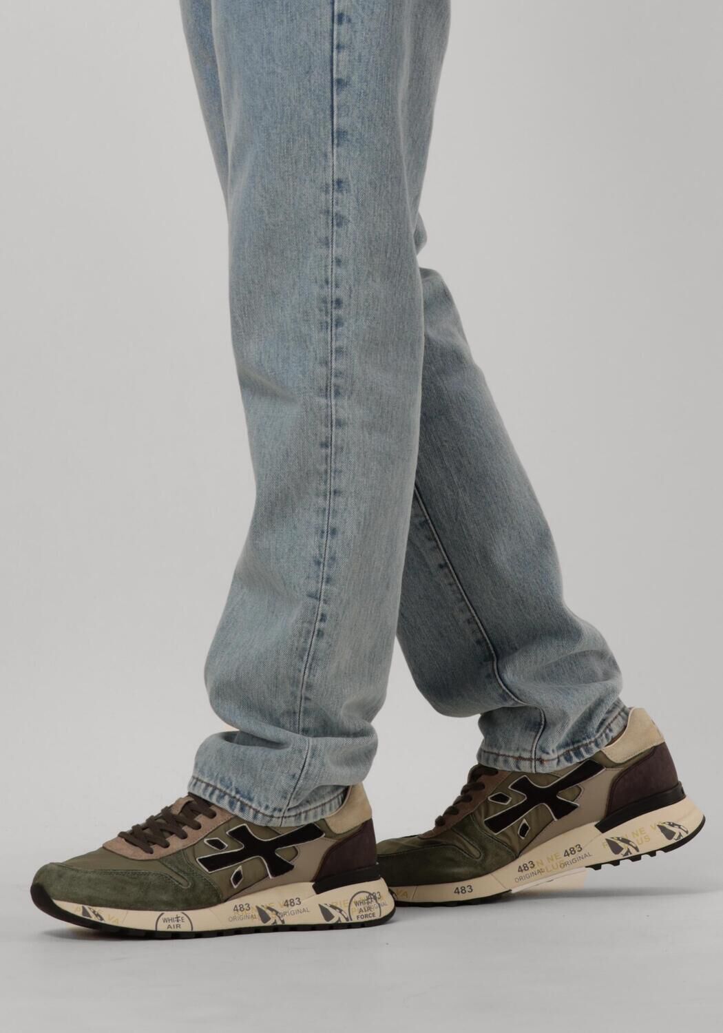 PREMIATA Baskets basses MICK en vert - large