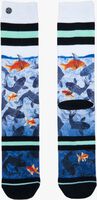 Blauwe XPOOOS Sokken GOLDFISH - medium