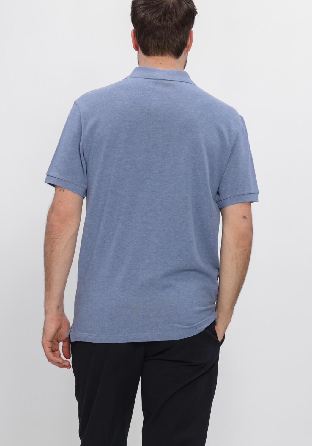 Blauwe PROFUOMO Polo POLO SS BASIS PIQUE - large