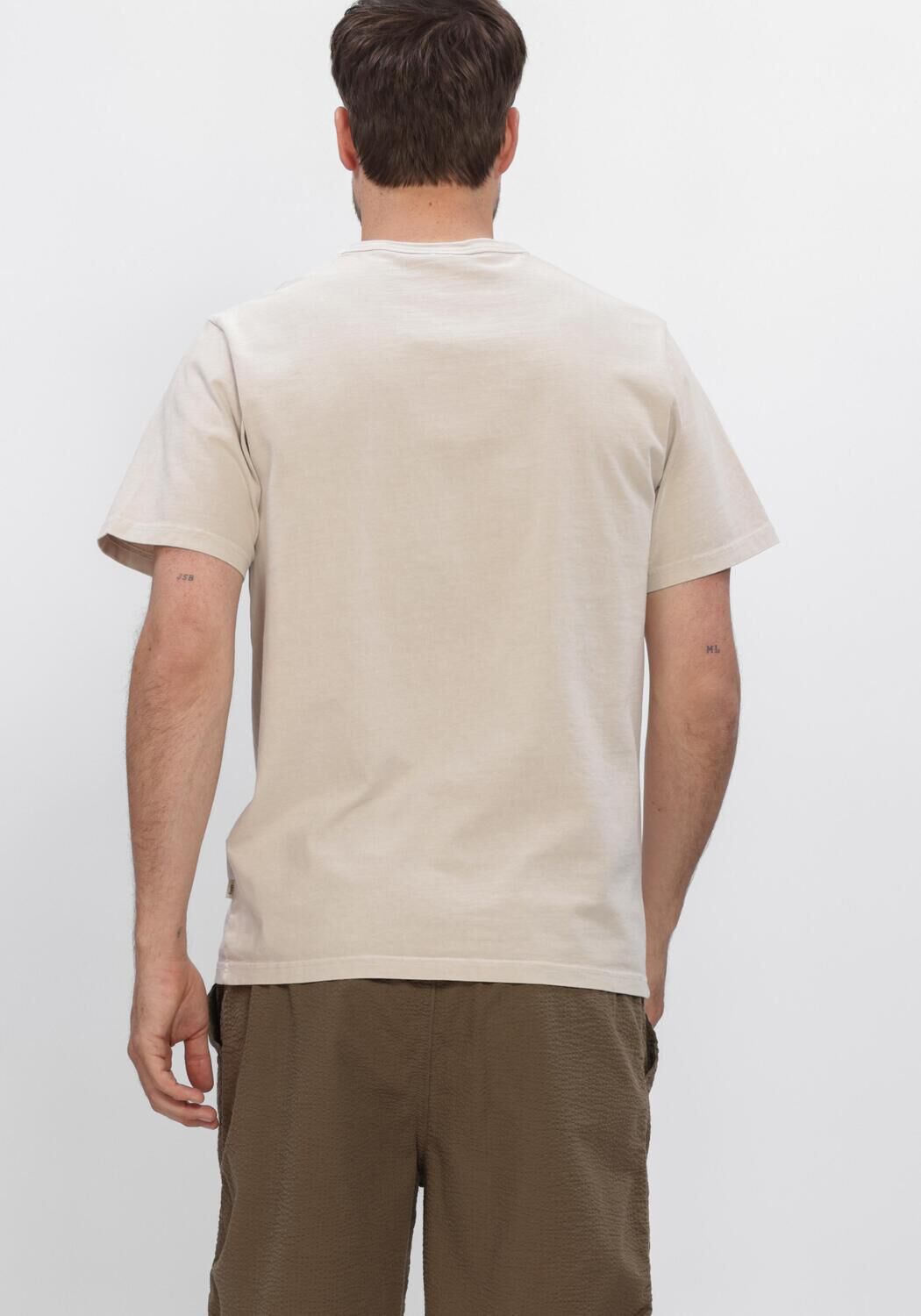 FOR&Eacute;T T-shirt OAK PIGMENT DYE T-SHIRT en beige - large