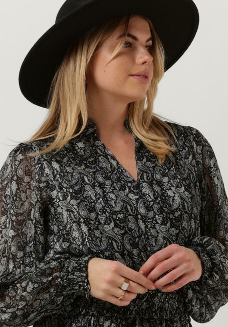 NEO NOIR Mini robe PORTO EASY PAISLEY DRESS en noir - large