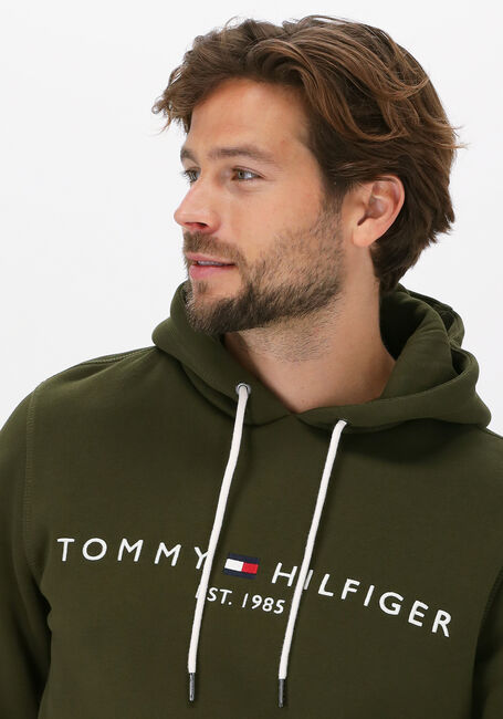 TOMMY HILFIGER Chandail TOMMY LOGO HOODY Olive - large