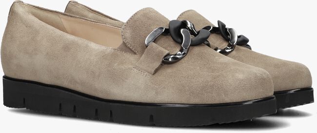 HASSIA PISA Chaussures à enfiler en taupe - large