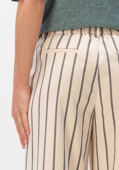 OBJECT Pantalon large OBJLISA WIDE PANT en beige - large