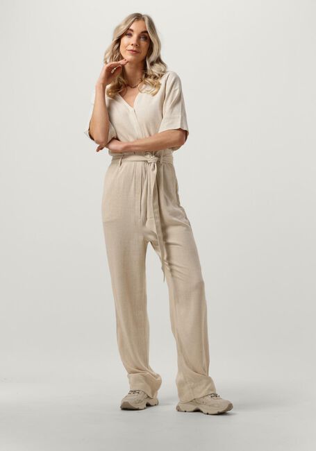 SELECTED FEMME Combinaison SLFVIVA 2/4 LONG LINEN JUMPSUIT Sable - large