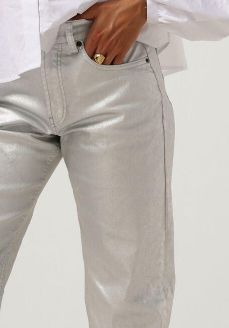 CO'COUTURE Pantalon large SILVER STRAIGHT HIP JEANS en argent - large