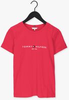 TOMMY HILFIGER T-shirt REGULAR HILFIGER C-NK TEE SS en rose