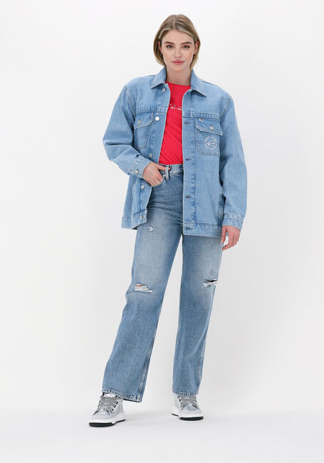 TOMMY HILFIGER T-shirt REGULAR HILFIGER C-NK TEE SS en rose - large