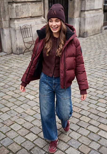 MOSCOW Veste matelass&eacute; 22A-08-FUSSY Bordeaux - large
