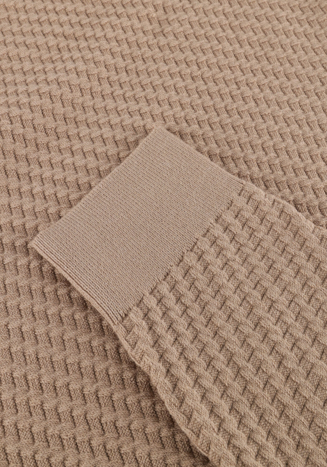 CAST IRON Pull REGULAR FIT COTTON STRETCH STRUCTURE en beige - large