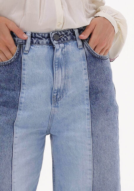 CO'COUTURE Straight leg jeans VIKA REFLECTION JEANS en bleu - large