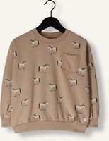 Beige Sproet & Sprout Sweater SWEATSHIRT POCKET HORSES PRINT Beige Sproet & Sprout Sweater SWEATSHIRT POCKET HORSES PRINT - medium