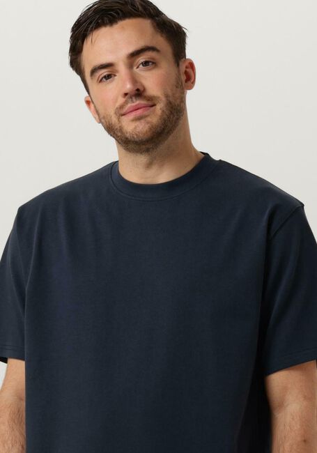WOODBIRD T-shirt WBBAINE VASE TEE Bleu foncé - large