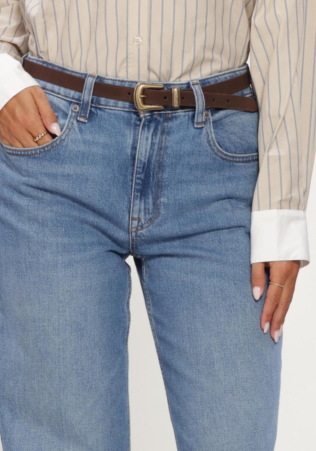 TOMMY JEANS Straight leg jeans MIA MID RELAXED STRAIGHT BJ0133 Bleu clair - large