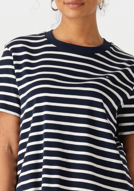 TOMMY HILFIGER T-shirt SLIM HENLEY GB SCOOP-NK LS 1 Bleu foncé - large