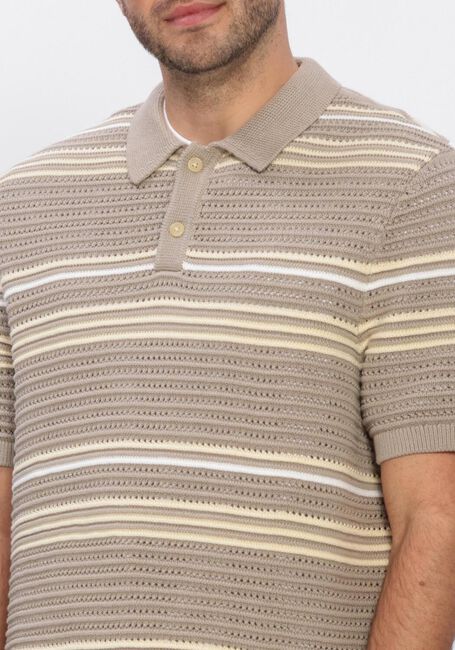 LEVI'S Polo LAGUNA SWEATER POLO en beige - large