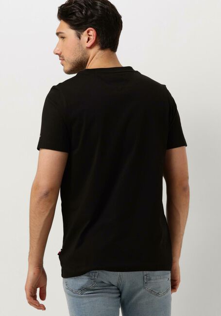 TOMMY HILFIGER T-shirt SMALL HILFIGER TEE en noir - large