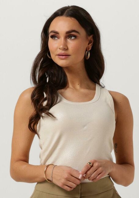 SUMMUM Haut RIB TANKTOP COTTON RIB Blanc - large