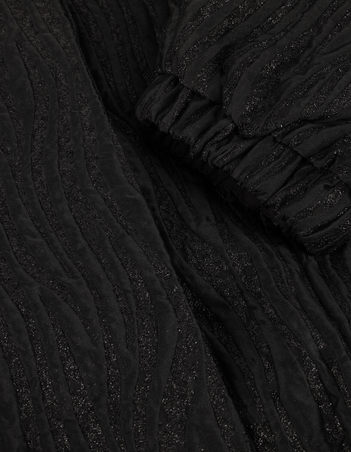 COLOURFUL REBEL Jack BENTE ZEBRA LUREX JACQUARD BOMBERJACKET en noir - large