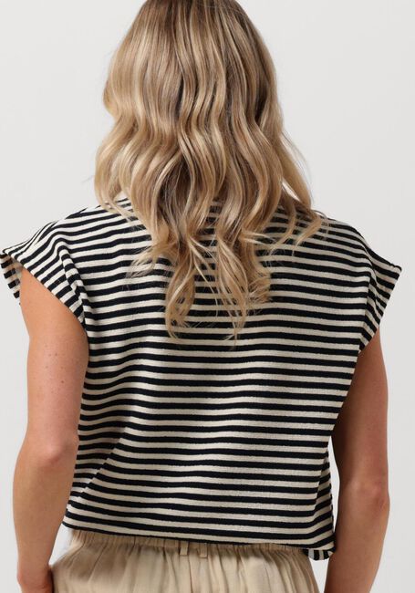 YDENCE Haut TOP TIRZA en bleu - large