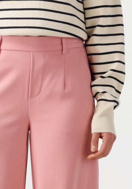 Lichtroze OBJECT Pantalon OBJLISA WIDE PANT - large