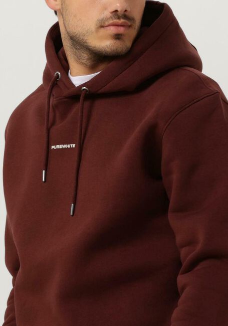 PUREWHITE Chandail SEASONAL LOGO HOODIE Bordeaux - large