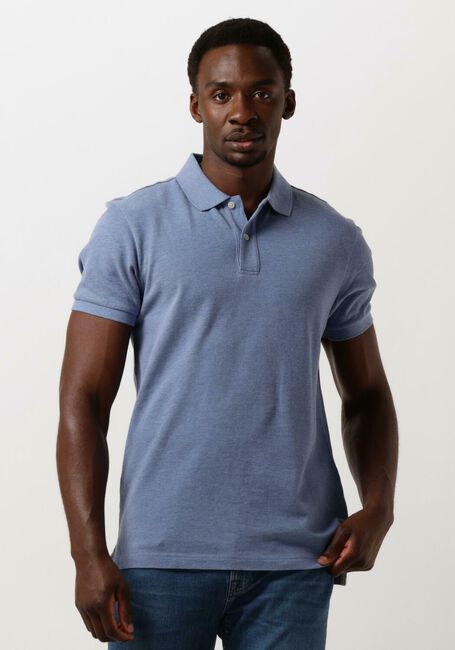 PROFUOMO Polo POLO SHORT SLEEVE en bleu - large