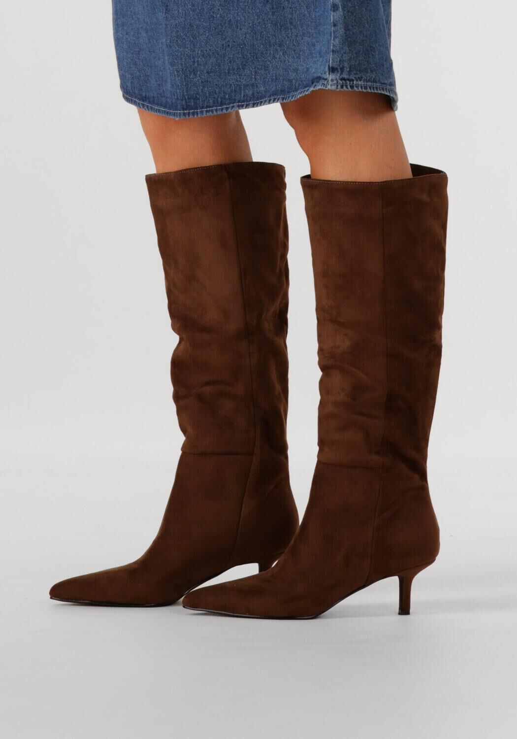 NOTRE-V Bottes hautes 0673-01 en marron - large