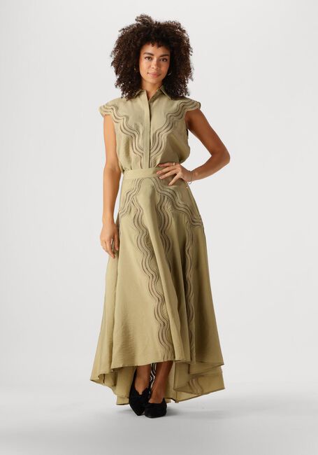 Groene COPENHAGEN MUSE Maxirok COLE SKIRT - large