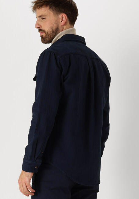 ANERKJENDT Chemise décontracté AKKONRAD HERRINGBONE SHIRT en bleu - large