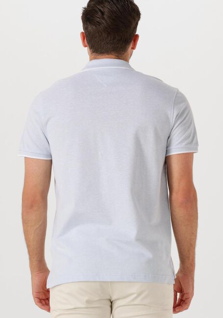 Lichtblauwe TOMMY HILFIGER Polo LINEN PIQUE REG POLO - large