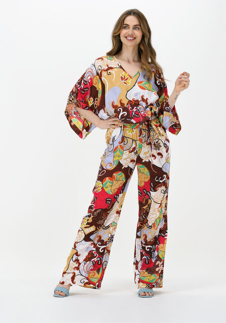 SUMMUM Haut TOP FESTIVAL PRINT ON VISCOSE SATIN en multicolore - large