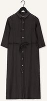 Zwarte BY-BAR Midi jurk IRENE LINEN DRESS Zwarte BY-BAR Midi jurk IRENE LINEN DRESS - medium