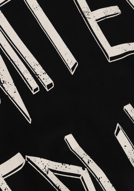 NOBELL T-shirt KASIS TSHIRT BIG PRINT AT BACK WITH KNOT en noir - large