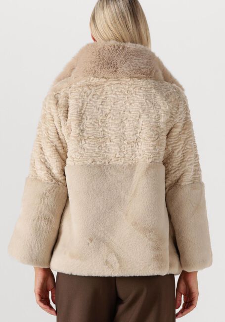 FREEBIRD Manteau en fausse fourrure OLISA en beige - large