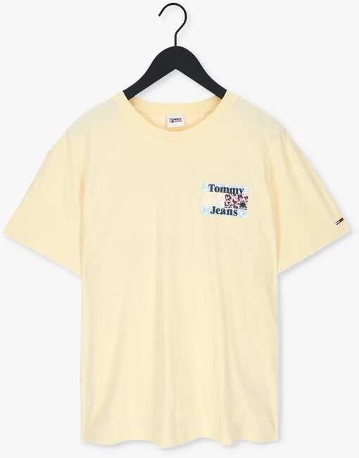 TOMMY JEANS T-shirt TJM FLORAL FLAG TEE en jaune - large