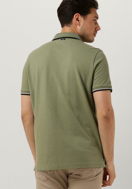 VANGUARD Polo SHORT SLEEVE POLO COTTON POLY WAFFLE STRUCTURE Olive - large