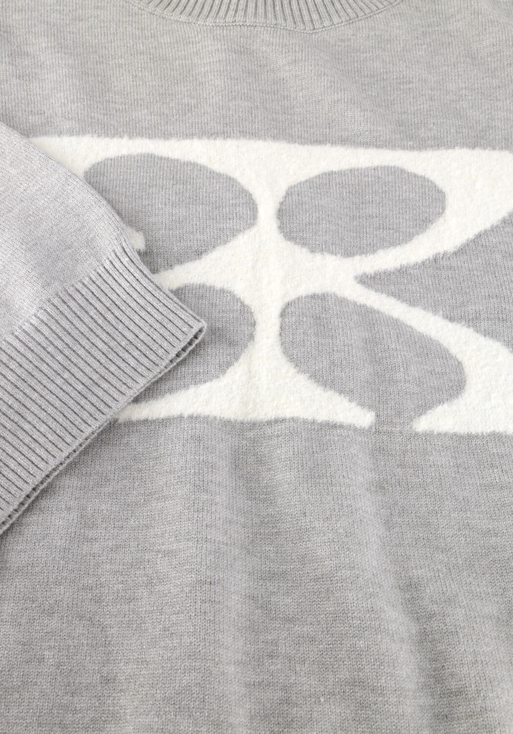 Grijze STUDIO AR Trui ISIDRE VISCOSE KNIT - large