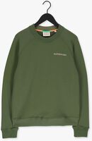 Groene SCOTCH & SODA Sweater CREWNECK LOGO FELPA SWEATSHIRT IN ORGANIC COTTON