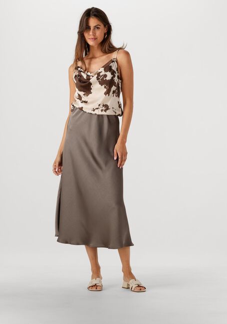 NEO NOIR Haut LINDY COW PRINT TOP en marron - large