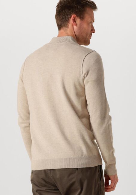 Beige BUTCHER OF BLUE Trui CLIFDEN HALFZIP - large