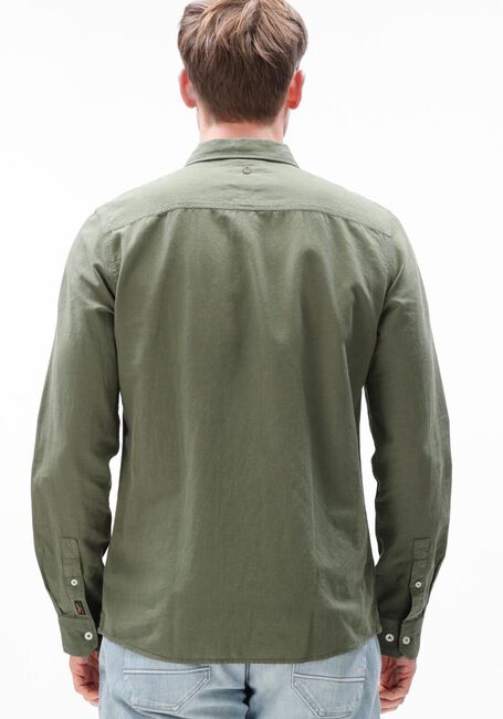 PME LEGEND Chemise d&eacute;contract&eacute; SKYNIGHT CTN LINEN OWEN GD en vert - large