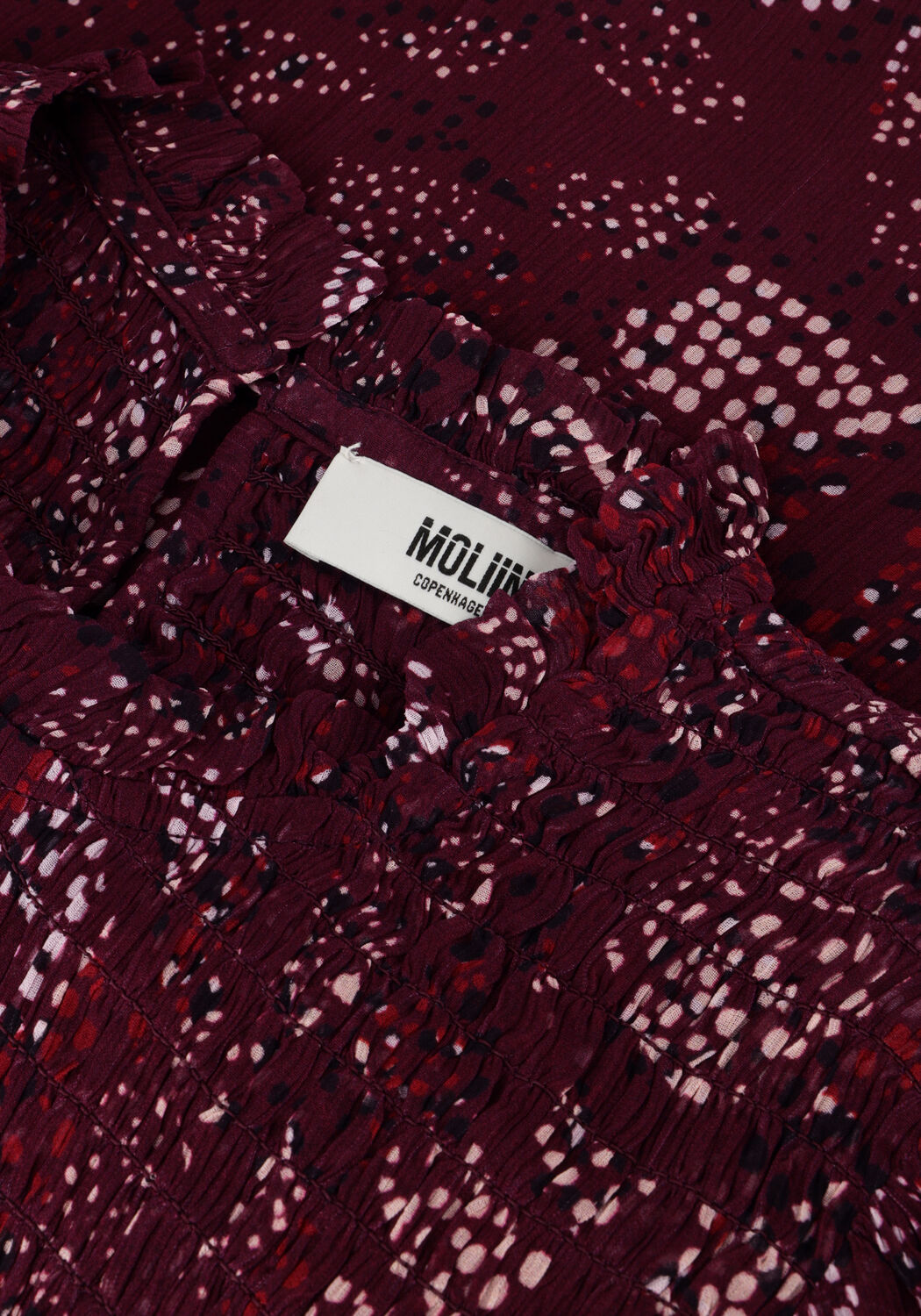 MOLIIN Mini robe FRANCESKA Bordeaux - large