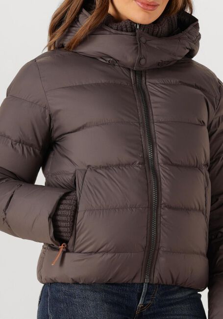 Taupe MOSCOW Gewatteerde jas 12-08 BRANDY - large