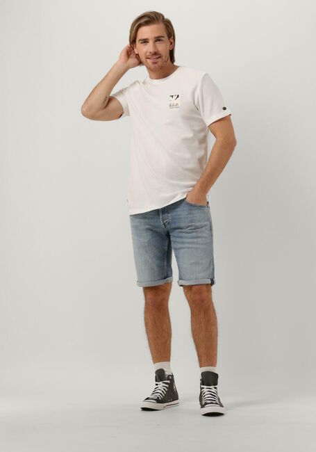 CAST IRON SHIFTBACK SHORTS BRIGHT SUN FADED Jeans Bleu clair - large