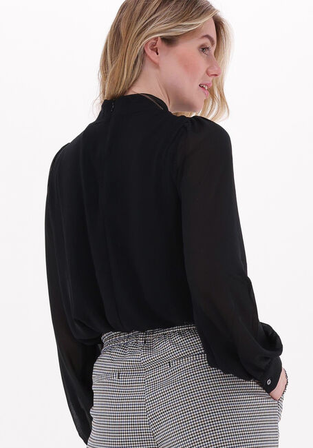 OBJECT MILA L/S HIGH NECK TOP Blouses en noir - large