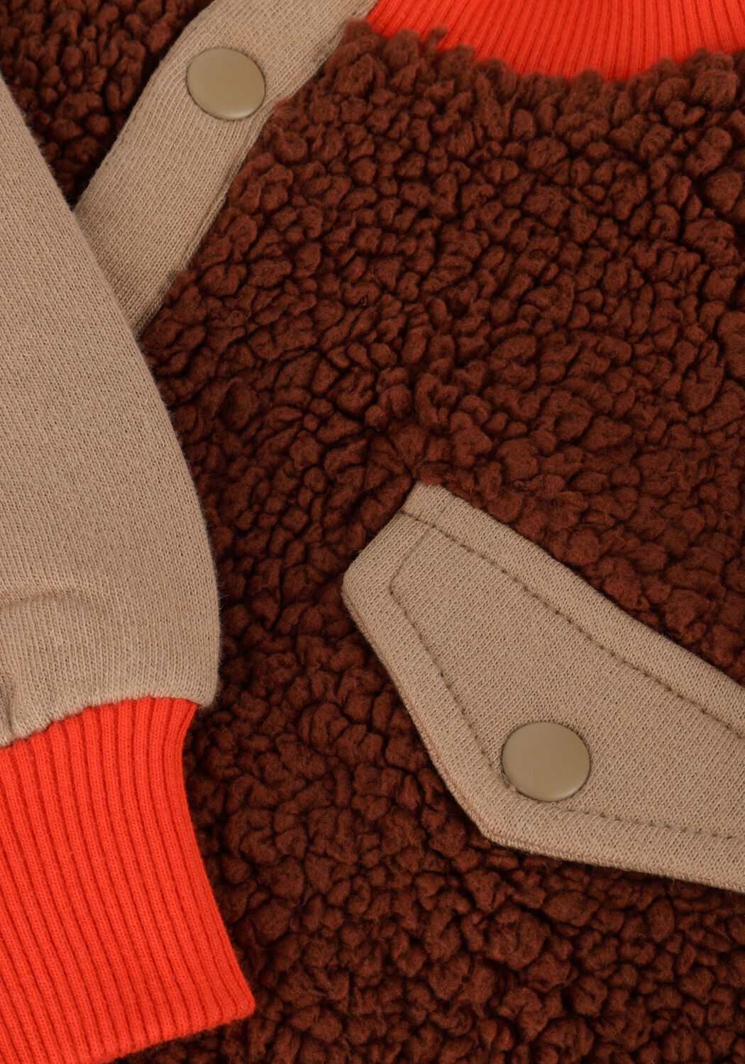 Bruine Sproet & Sprout Sweater ANORAK SWEATSHIRT COLOURBLOCK - large