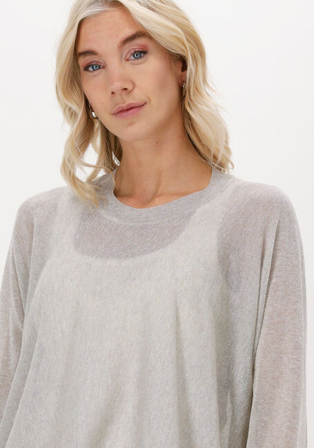 Beige SUMMUM Trui OVERSIZED SWEATER SPARKLING LU - large